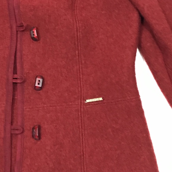 Geiger Tyrol Boiled Wool Jacket Suede Trim - Picture 6 of 8